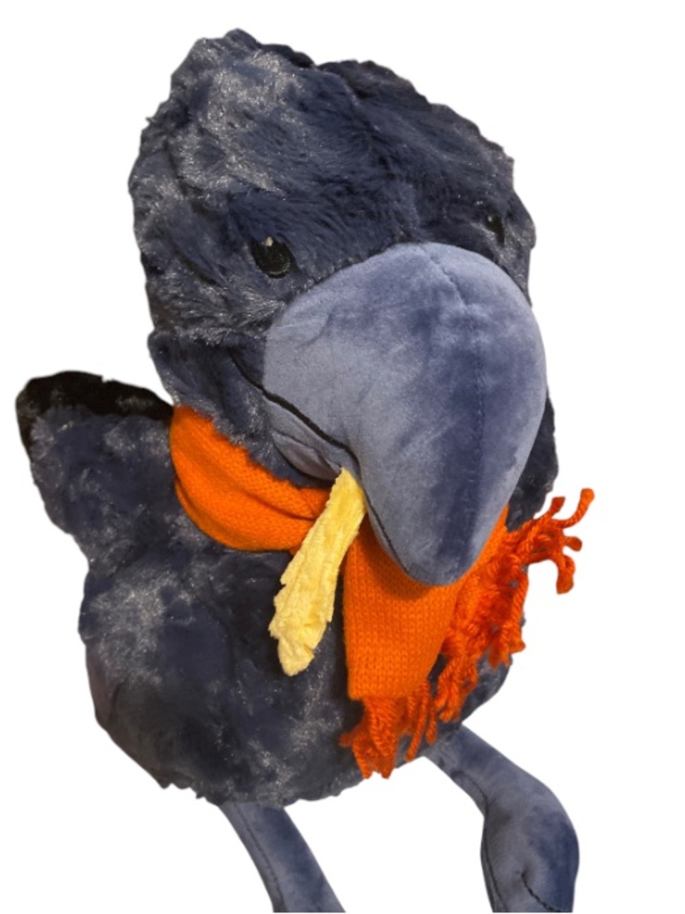 GiggleScape Crow with Orange Scarf NWT